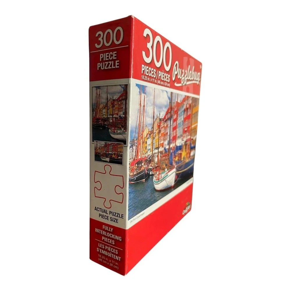 Old Port Copenhagen 300 Piece Jigsaw Cra-Z-Art Puzzlebug #400 Sealed New